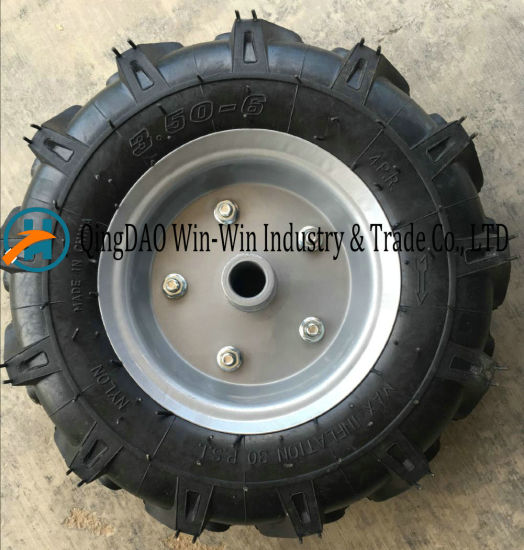 Pneumatic Rubber Wheel Used on Machine (3.50-6)