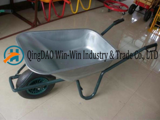 Hand Truck with One Wheel Tool for Garden Barrow Wb6414